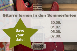Gitarre lernen in den Sommerferien